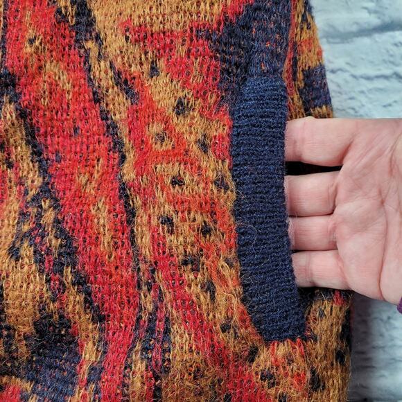 Vintage White Stag Autumn-Tone Lined Sweater Shacket Jacket size Medium - Picture 7 of 15